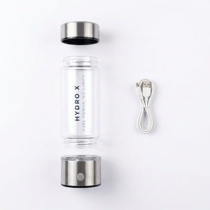 Hydrogen waterfles zilver